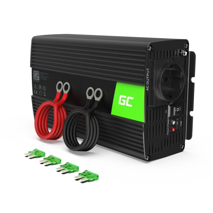 Green Cell Car Power Adapter Inverter Auto 1000W Black (INV09)