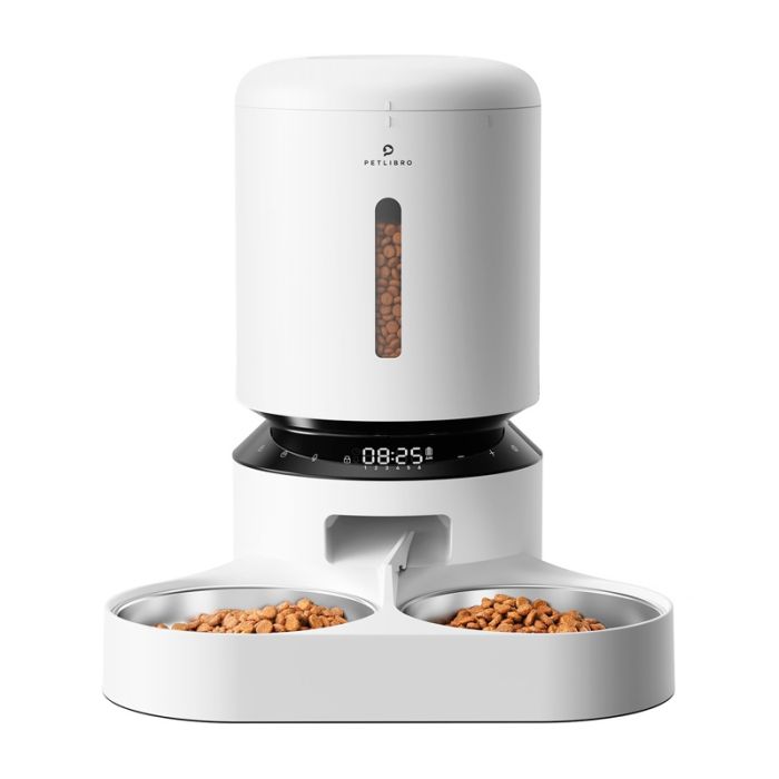 Petlibro Granary food dispenser with double bowl 5L (white) Petlibro Granary food dispenser with double bowl 5L (white)