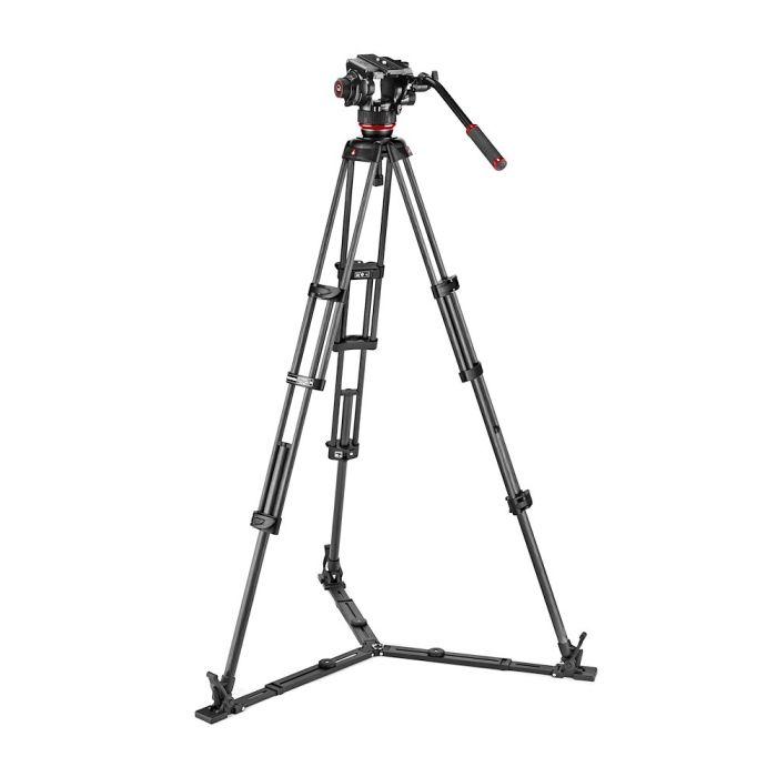 Manfrotto 504X Fluid Video Head with CF Twin Leg Tripod GS (MVK504XTWINGC)