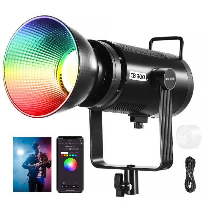Neewer CB300C 300 Watt RGB LED VideoLight