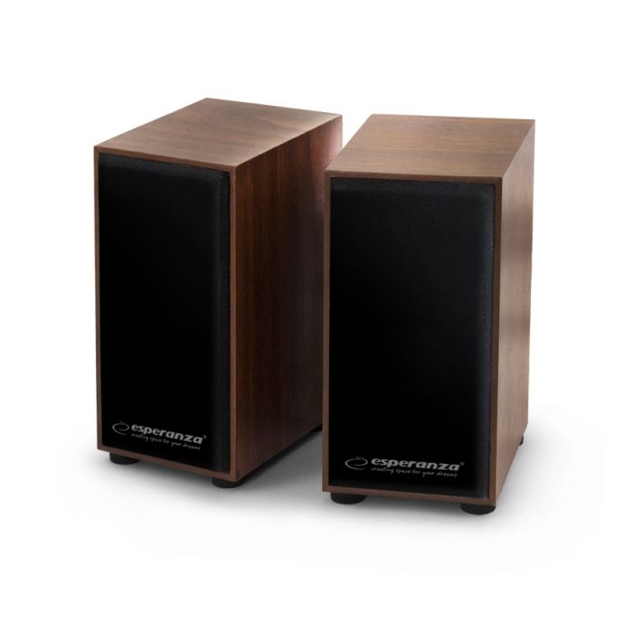 Esperanza 2.0 FOLK speaker set 2.0 channels 6 W Wood