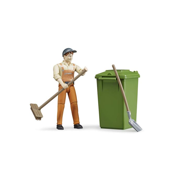 Bruder Waste Disposal Figure Set (62140) Bruder Waste Disposal Figure Set (62140)