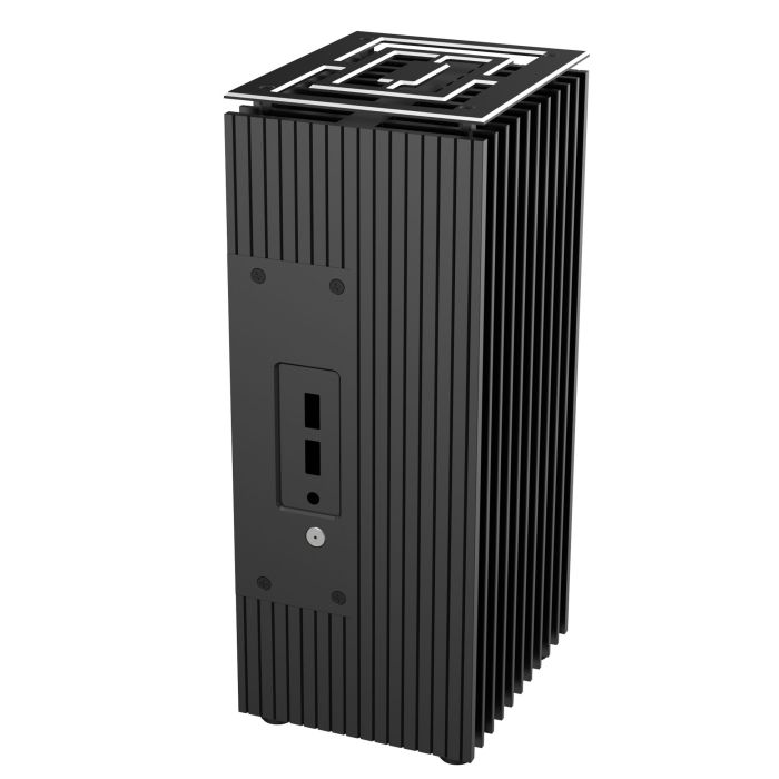 Akasa Turing Fanless UCFF Case (Intel NUC), OEM - black, LGA1700 (A-NUC87-M1B)