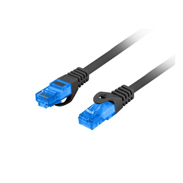 Lanberg Patchcord S/FTP CAT.6A 10m Black (PCF6A-10CC-1000-BK)