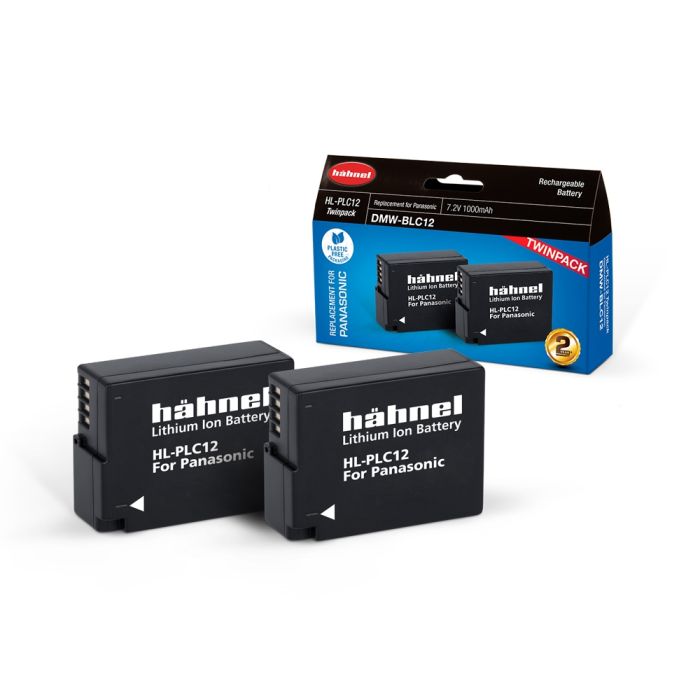 Hähnel HL-PLC12 Twin Pack Replacement for DMW-BLC12 (1000 161.0)