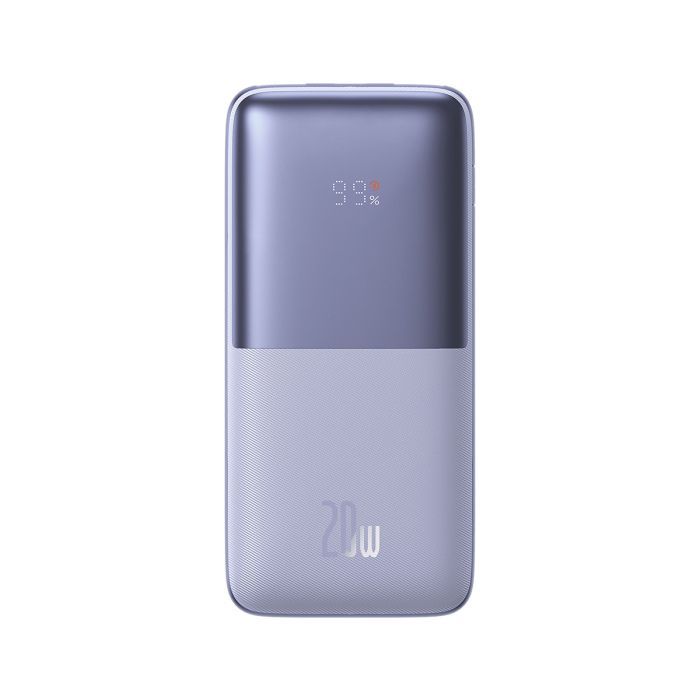 Baseus Baseus Pro 10000mAh 20W Violet Powerbank with USB Type A - USB Type C 3A 0.3m cable (PPBD040205) Baseus Baseus Pro 10000mAh 20W Violet Powerbank with USB Type A - USB Type C 3A 0.3m cable (PPBD040205)