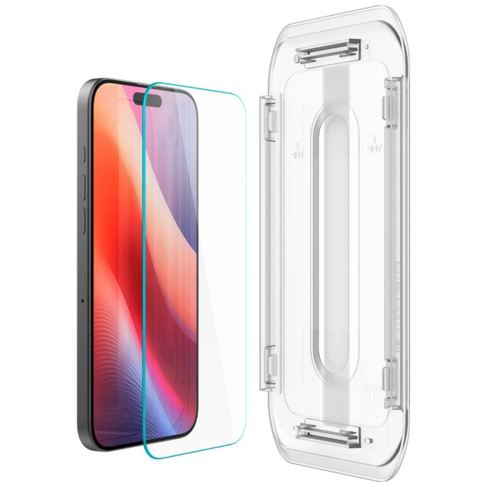Spigen Glass tR EZ Fit HD 1 Pack, transparency - iPhone 16 Pro (AGL07935)