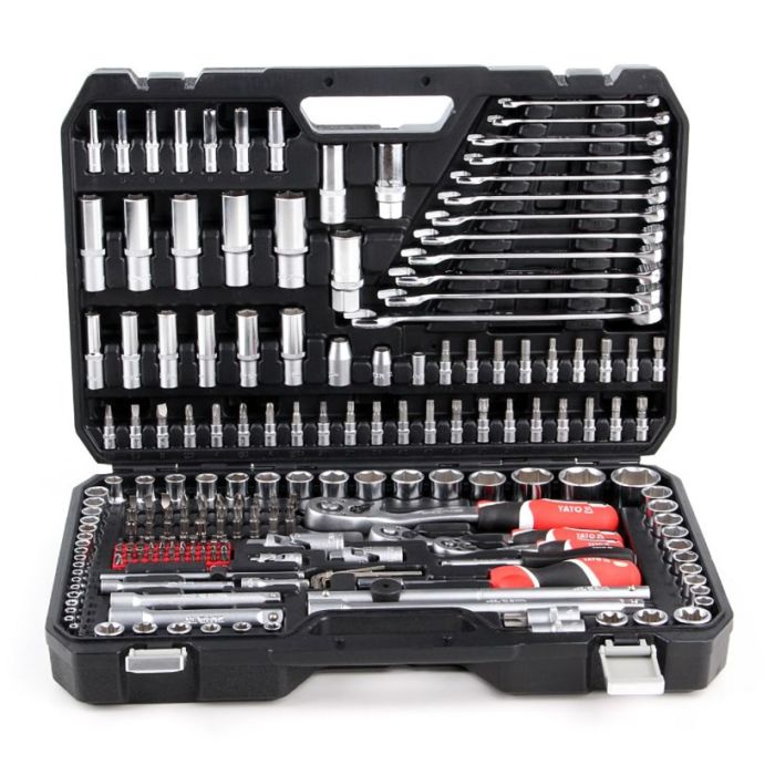 YATO YT-38841 1/4, 3/8, 1/2 Socket wrench set