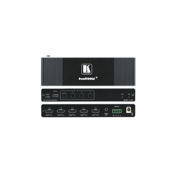 Kramer VS-411X 4x1 4K HDR HDMI Auto Switcher
