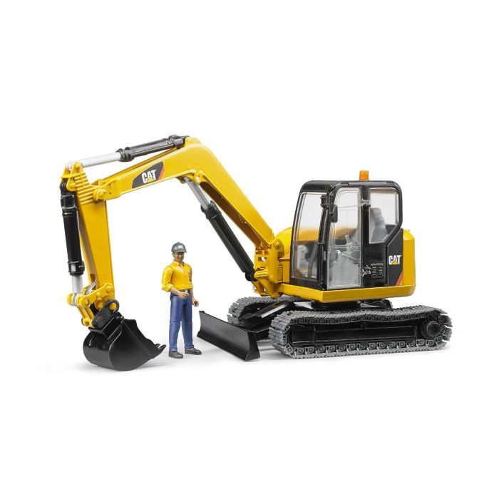 Bruder Cat Mini Excavator with Worker (02466)