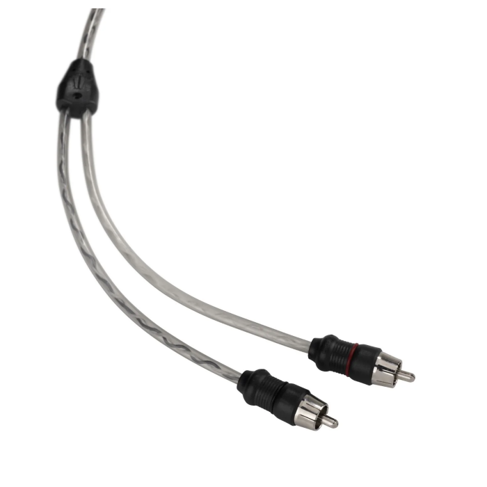 JL Audio JLM-XD-CLRAIC2-9 Clear 2 Channel Interconnect Cable - 9ft