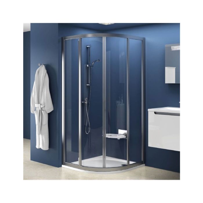 Ravak Shower Corner SKCP4-90 Satin + Glass Grape (3117OU02ZG) Ravak Shower Corner SKCP4-90 Satin + Glass Grape (3117OU02ZG)