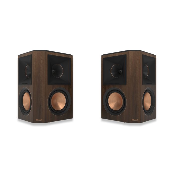 Klipsch RP-502S II Dipole Walnut Surround Speakers (Pair / Set of 2)