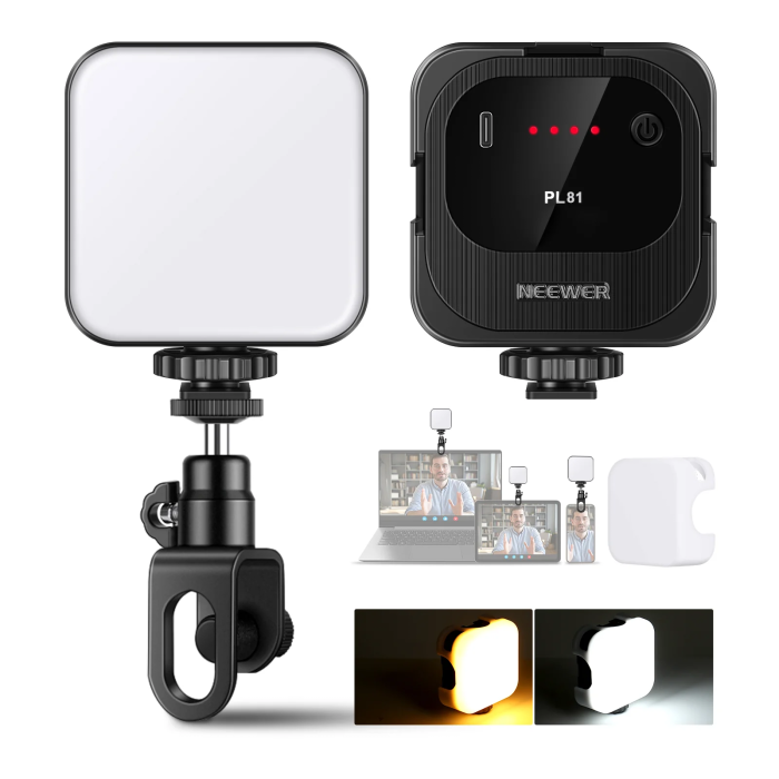 Neewer PL81 Bi-Color LED Light for Content Creators and Vloggers
