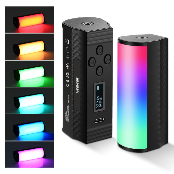 Neewer TL96 6 Watt RGB LED Magnetic Handheld Light Stick Neewer TL96 6 Watt RGB LED Magnetic Handheld Light Stick