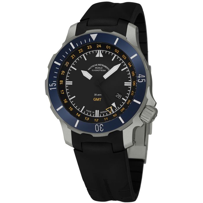 Muhle-Glashutte Seebataillon GMT Men's Watch M1-28-62-KB Muhle-Glashutte Seebataillon GMT Men's Watch M1-28-62-KB