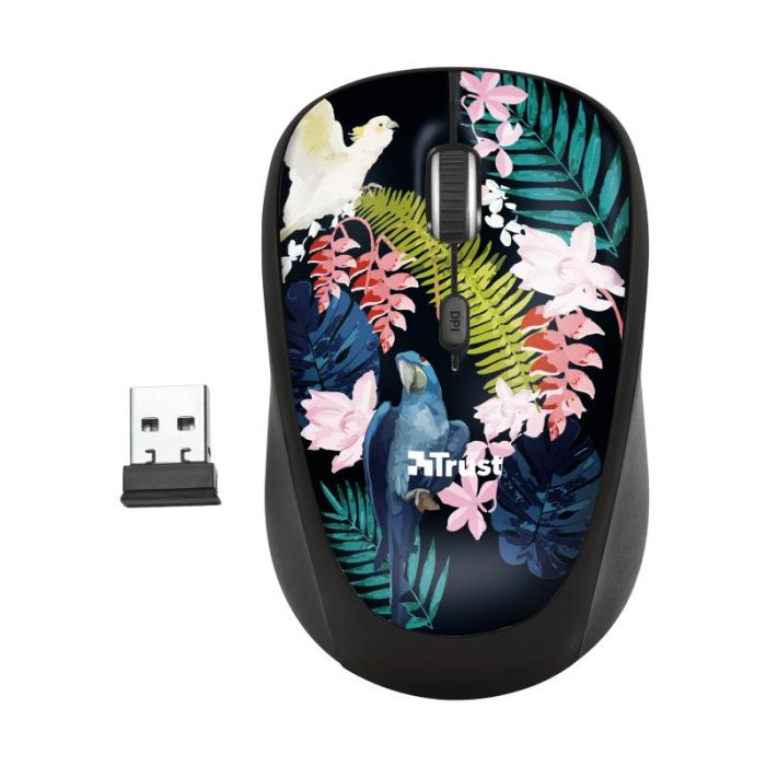 Trust Yvi mouse RF Wireless Optical 1600 DPI Ambidextrous (23387)