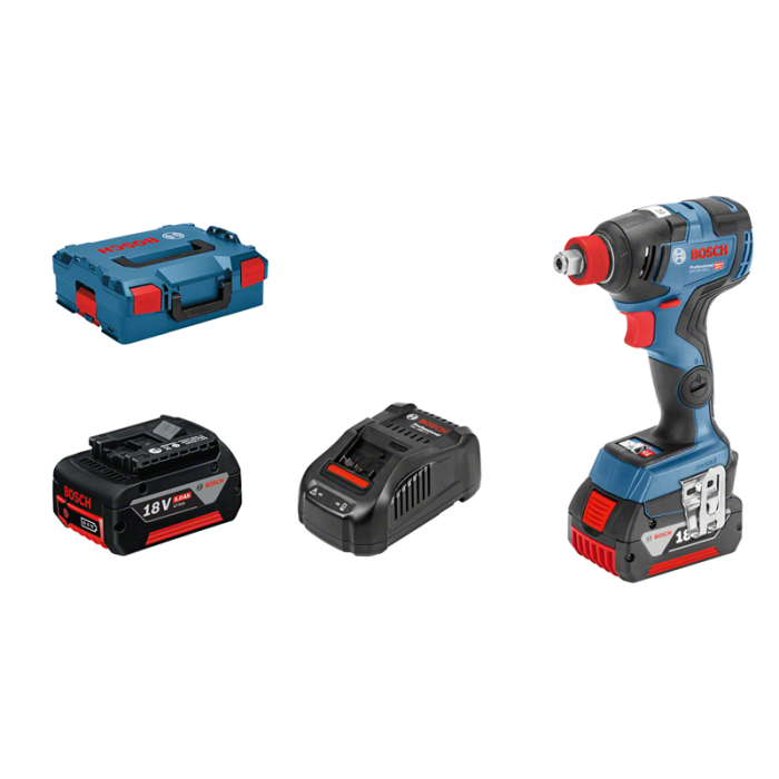 Bosch GDX 18V-200 C + GSR 18V-28, 2x5.0Ah, 1880CV L-Boxx (06019G4205)