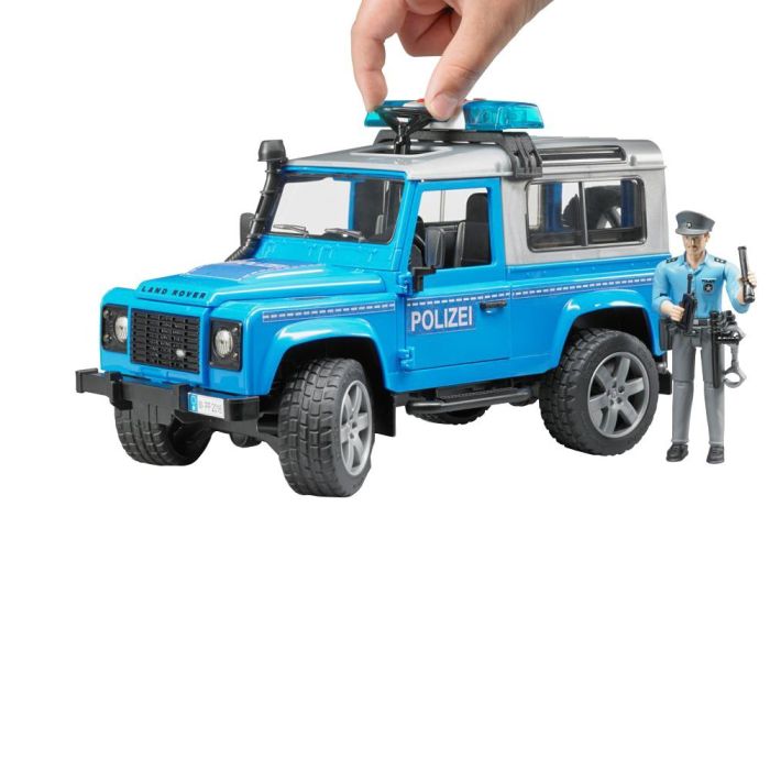 Bruder Land Rover Defender Station Wagon Police Vehicle (02597)
