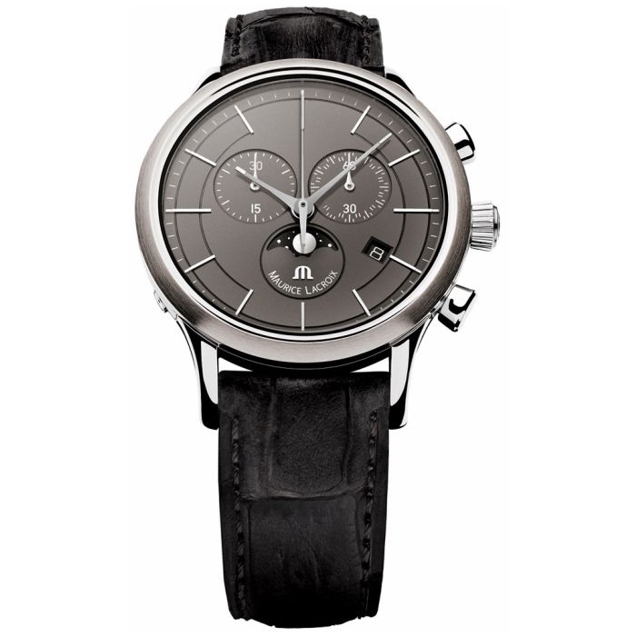 Maurice Lacroix Les Classiques Phase de Lune Chronograph Men's Watch LC1148-SS001-830