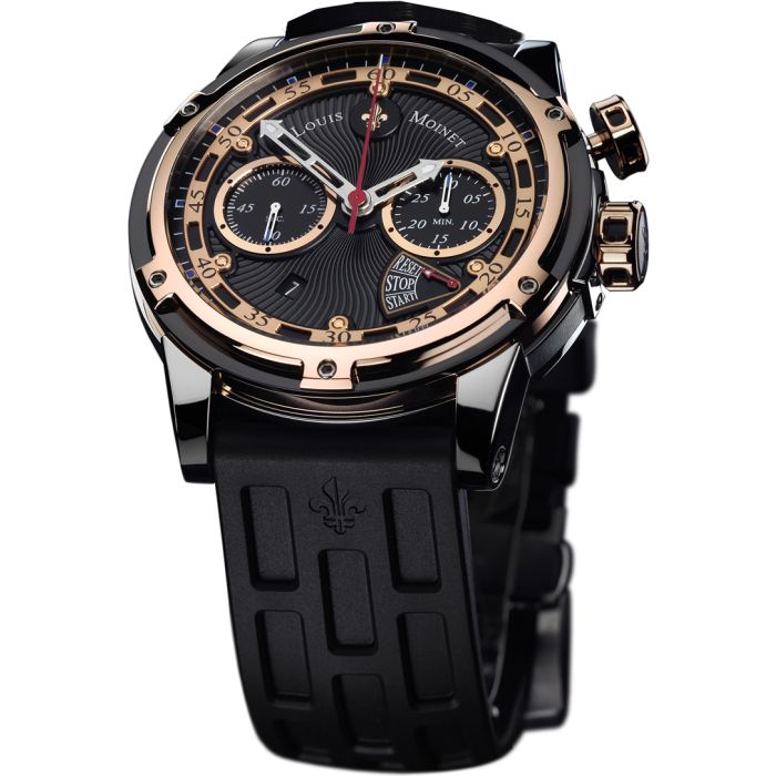 Louis Moinet Jules Verne Instrument III Chronograph Men's Watch LMV.30.40.55R