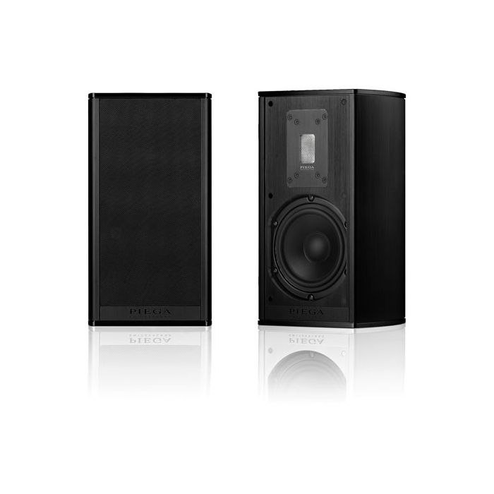 Piega Premium 301 Black Anodised Aluminum Cabinet Black Fabric Cover (Single Speaker)