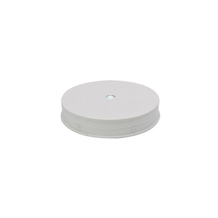 Extra Digital LED Rotating Turn-Table Display Stand, Round 30cm, White EDA1759202B 9990000940882