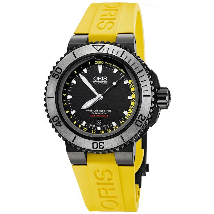 Oris Aquis Depth Gauge Men's Watch 733.7675.4754.SET Oris Aquis Depth Gauge Men's Watch 733.7675.4754.SET