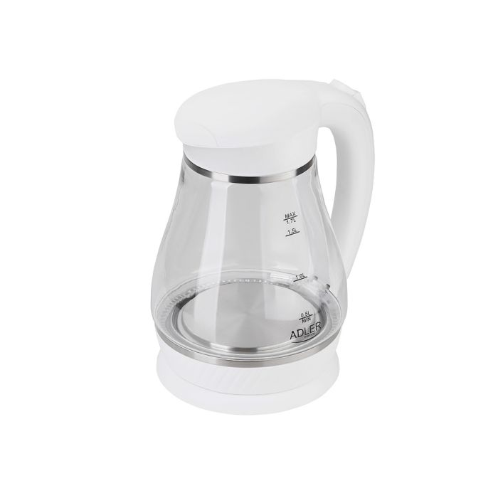 Adler AD 1274 B electric kettle 1.7 L White,Transparent 2200 W Adler AD 1274 B electric kettle 1.7 L White,Transparent 2200 W