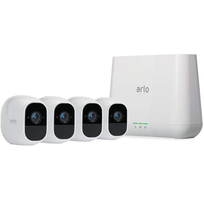Arlo Pro 2 Smart Security System with 4 Cameras (VMS4430P)