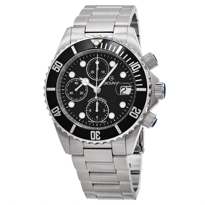 Grovana Diver Chronograph Automatic Men's Watch 1571.6137