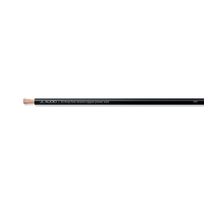 JL Audio JLM-XD-BPW30A-250 30 Amp Premium Power Cable - Black JL Audio JLM-XD-BPW30A-250 30 Amp Premium Power Cable - Black