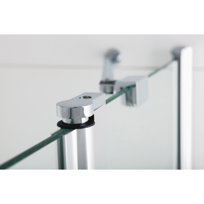 Baltijos Brasta LINA Shower Enclosure 90x90 Tinted Gray