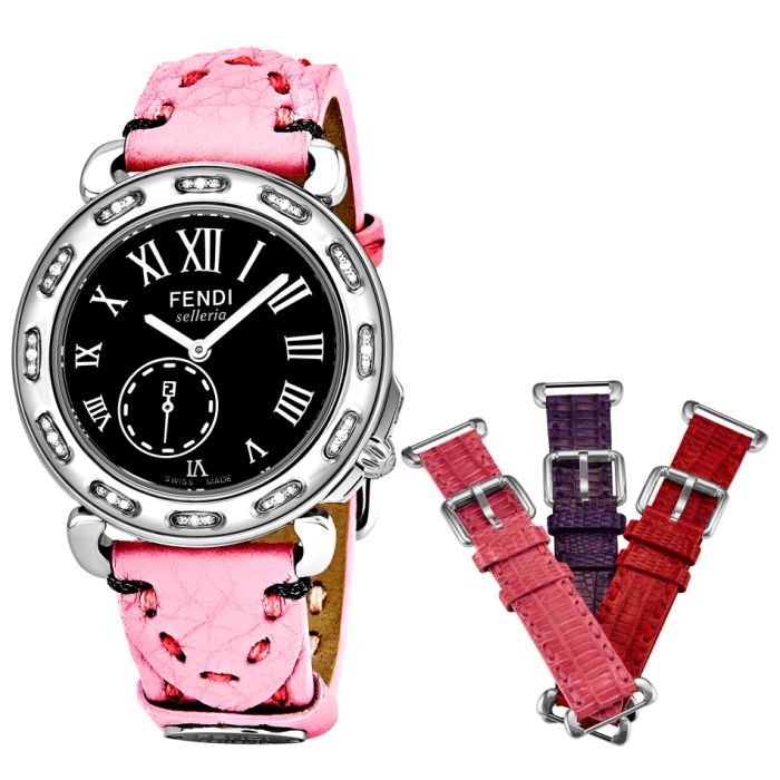 Fendi Selleria 3 Additional Straps Set With Ladies Watch F81031DCH/SET4