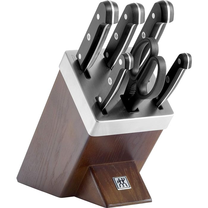 Zwilling 7 Piece Self Sharpening Knife Block Brown (1002451)