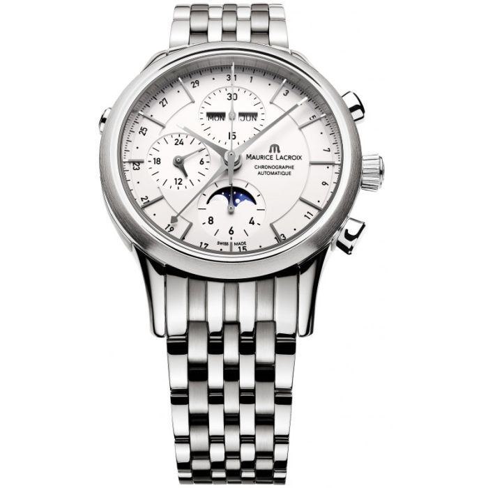 Maurice Lacroix Les Classiques Phase de Lune Men's Watch LC6078-SS002-13E Maurice Lacroix Les Classiques Phase de Lune Men's Watch LC6078-SS002-13E
