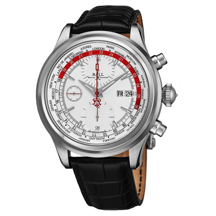 Ball Trainmaster Worldtimer Chronograph Men's Watch CM2052DLL1JSLRD