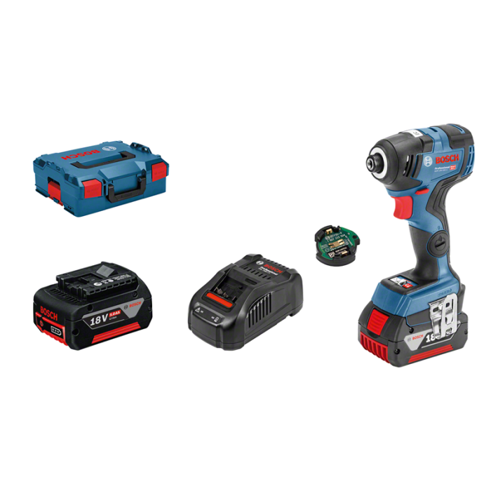 Bosch GDR 18V-200 C, 2x5.0Ah, CoMo, 1880CV L-Boxx (06019G4100)
