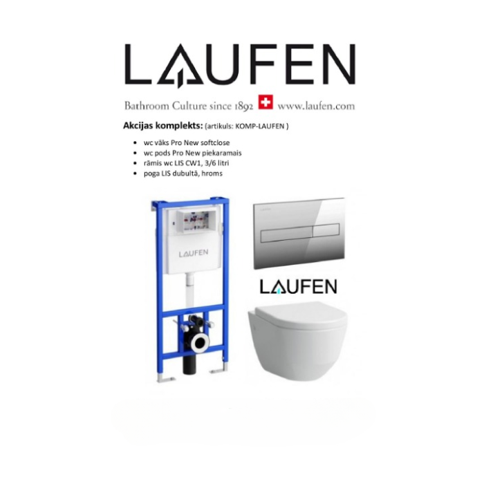 Laufen WC Set 4 in 1 (KOMP-LAUFEN)