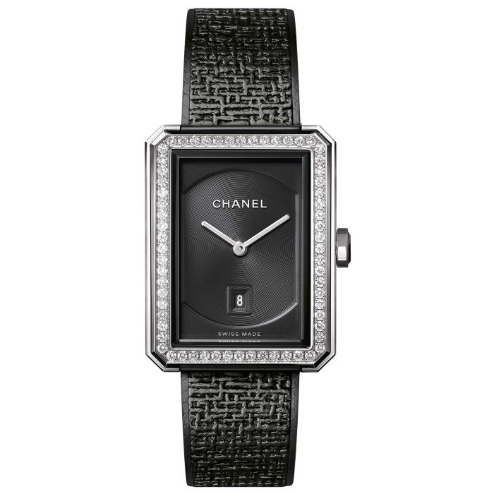 Chanel Boyfriend Tweed 34mm Ladies Watch H5318