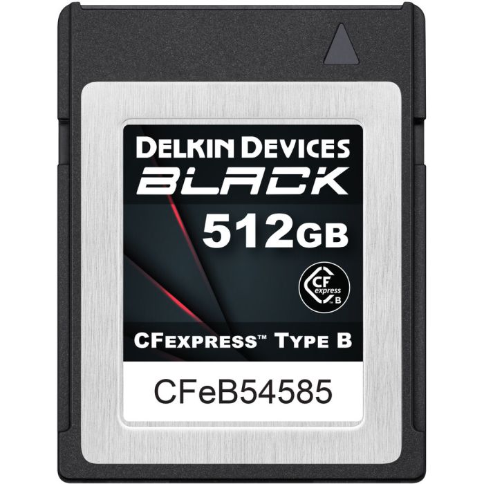 Delkin Devices 512GB BLACK CFexpress Type B 1725/1530 MB/s Memory Card (DCFXBBLK512) Delkin Devices 512GB BLACK CFexpress Type B 1725/1530 MB/s Memory Card (DCFXBBLK512)