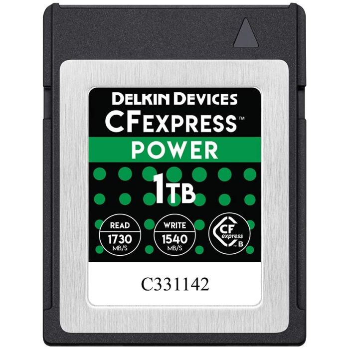 Delkin Devices 1TB CFexpress POWER R1730/W1540 Memory Card (DCFX1-1TB)
