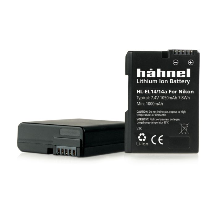 Hähnel HL-EL14/EL14a Replacement for EN-EL14 1050mAh, 7.4V Hähnel HL-EL14/EL14a Replacement for EN-EL14 1050mAh, 7.4V