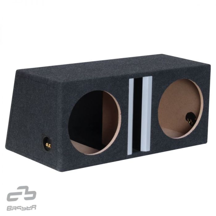 Basser B1250sx2 Subwoofer (2 x 12''/30cm) Enclosure Black