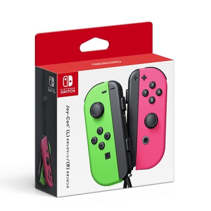 Nintendo Switch Joy-Con Controller Strap Pair - Neon Green and Neon Pink