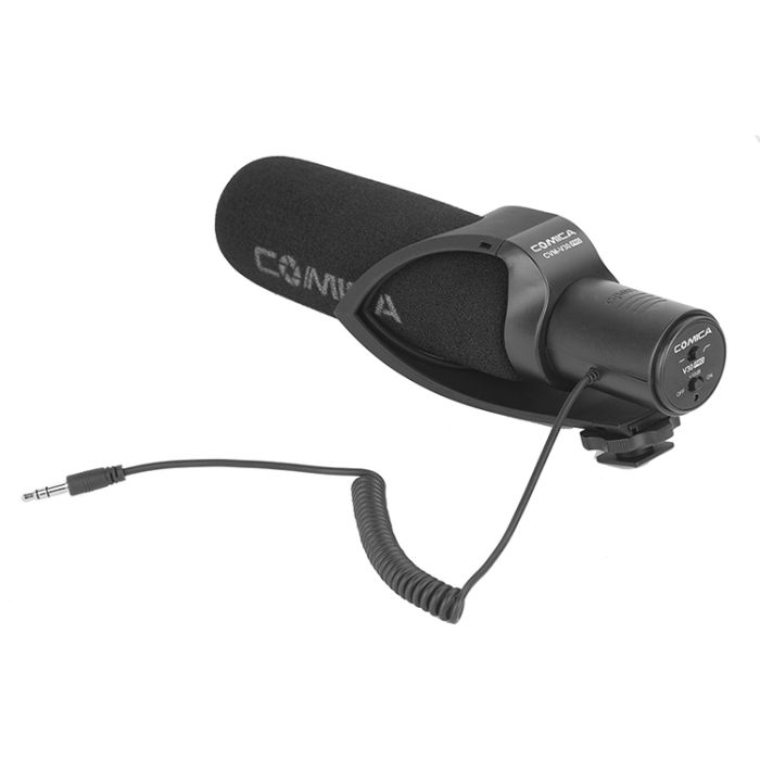Comica CVM-V30 PRO Super Cardioid Condenser Shotgun Microphone Black (V30PROB)