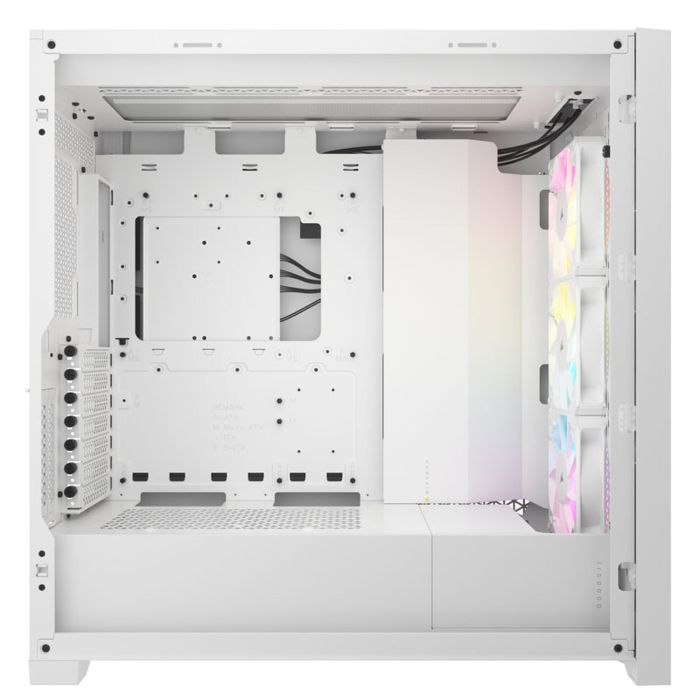 Corsair iCUE 5000D RGB Airflow Mid Tower, Tempered Glass - White (CC-9011243-WW)