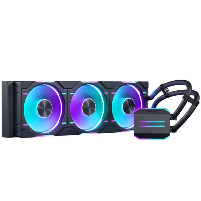 PHANTEKS Glacier One 360D30 DRGB AIO Liquid CPU Cooler, Black (PH-GO360D30_DBK01)