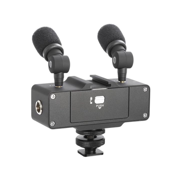 Saramonic CaMixer On-Camera Audio Adapter and Mixer with Dual Microphones
