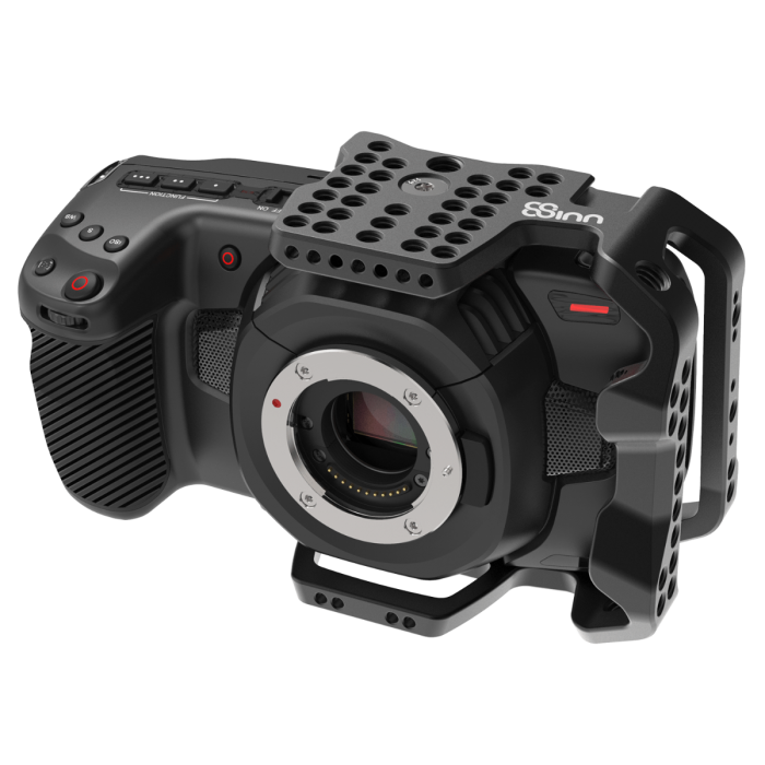 8Sinn BM Pocket Cinema Camera 4K / 6K Half Cage (HDMI & USB-C cable clamp not included) 8Sinn BM Pocket Cinema Camera 4K / 6K Half Cage (HDMI & USB-C cable clamp not included)